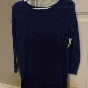 NWT Navy long sleeve shirt
